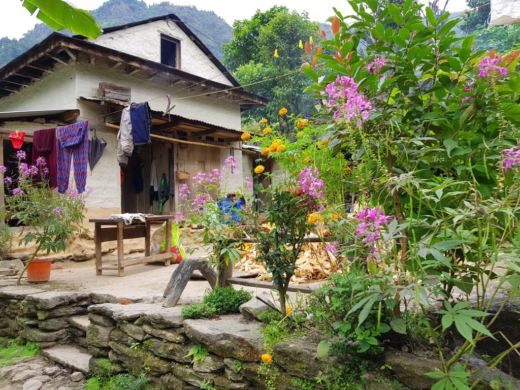 A traditional house at Juving village