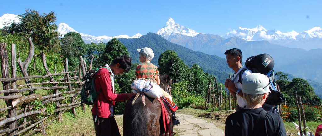 Family trek, Annapurna Nepal