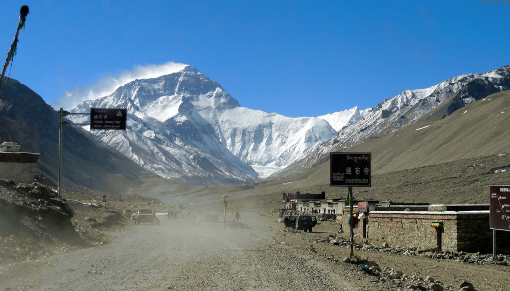 On the way to Mt. Everest Base Camp