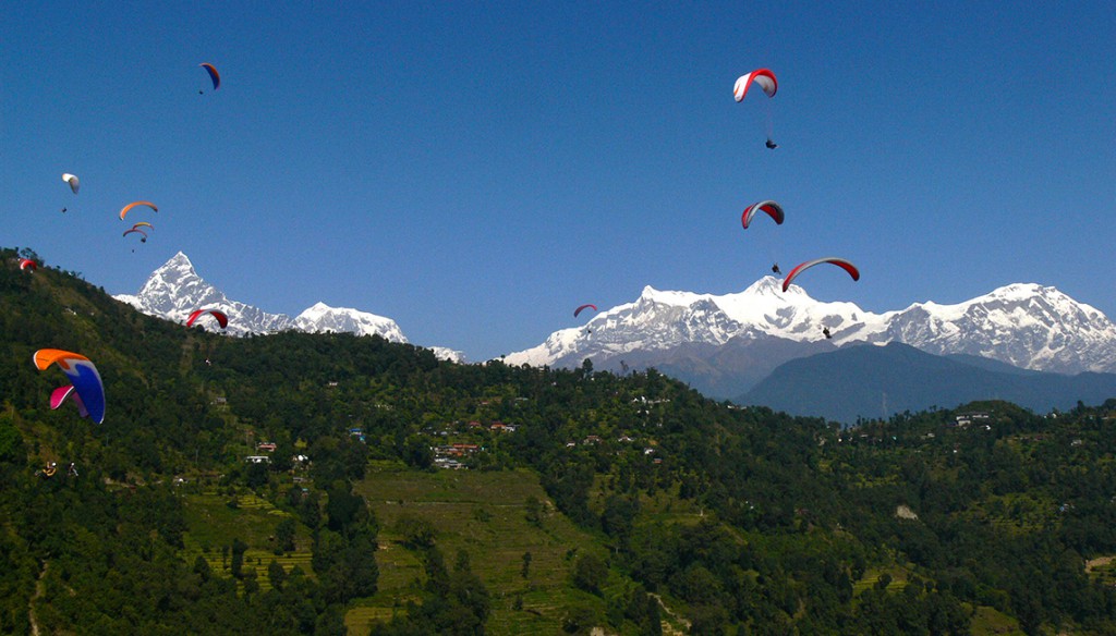 Paragliding at Pokhara