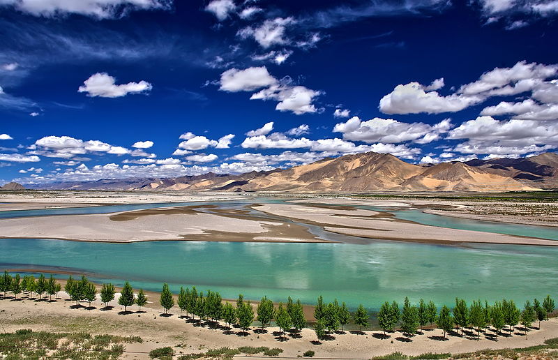 River Brahmaputra near Lhasa
