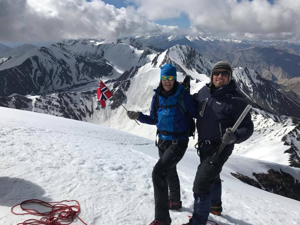 Summit of Stok Khangri 6153m