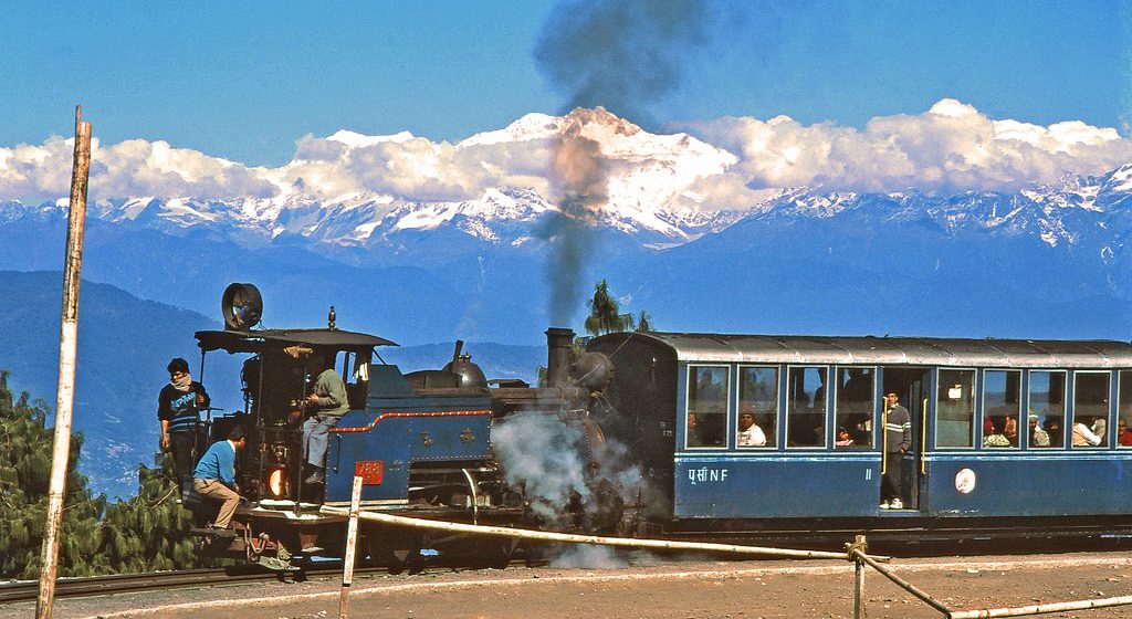 Train ride with the 139 years old UNESCO World Heritage Darjeeling Himalayan Railways